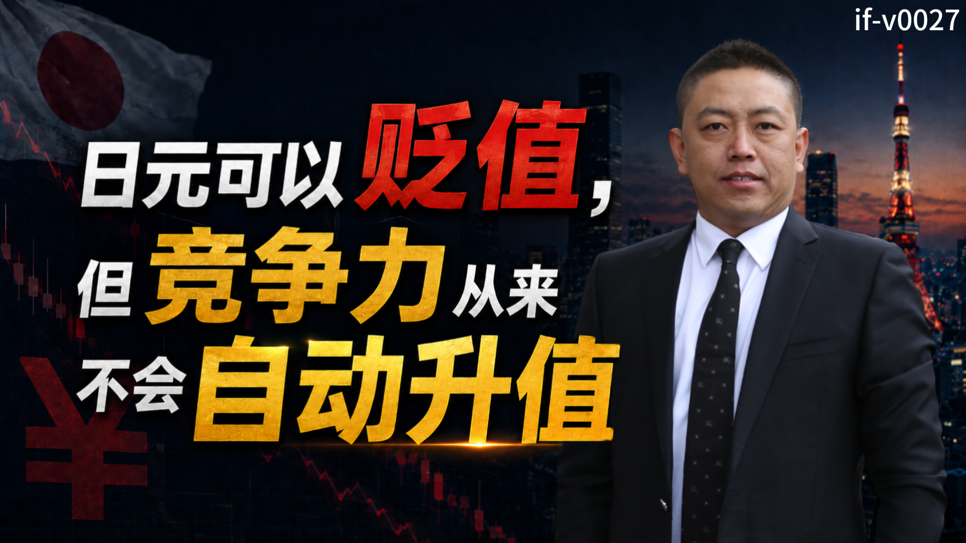 IF-V0027 日元可以贬值，但竞争力从来不会自动升值 视频封面